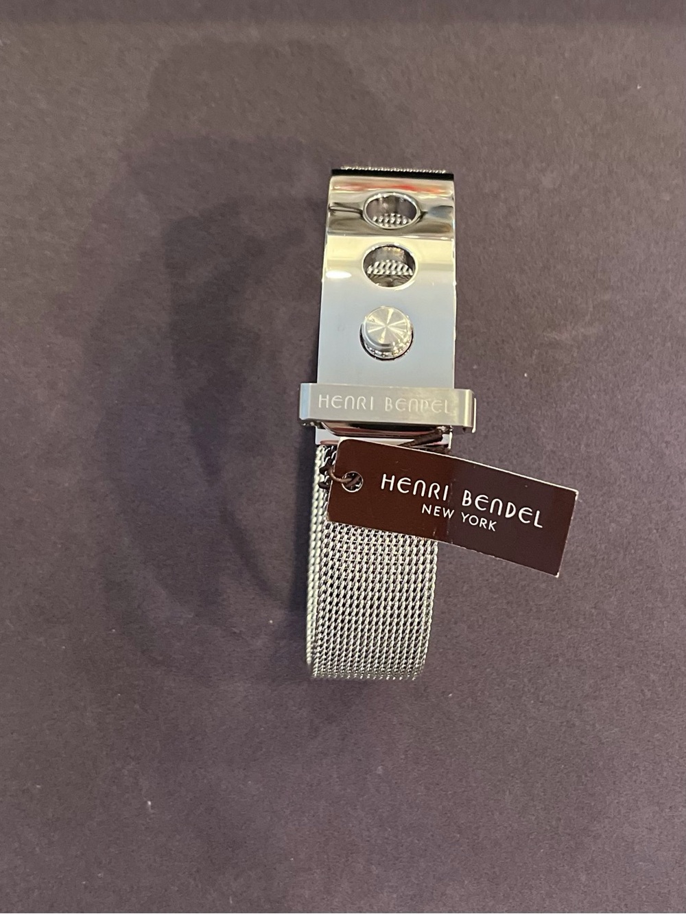 Henri Bendel Mesh Bracelet in Silver NWT